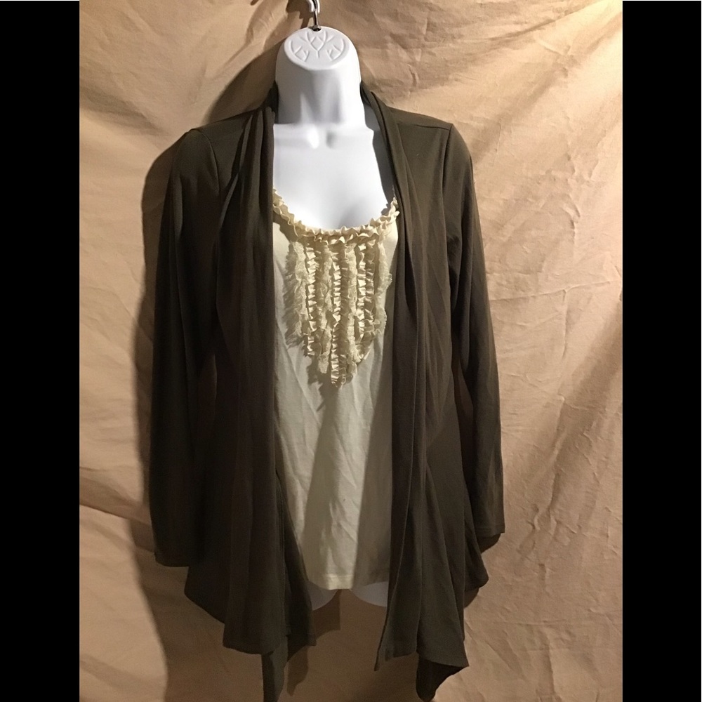A B Studio- sweater/top combo size S